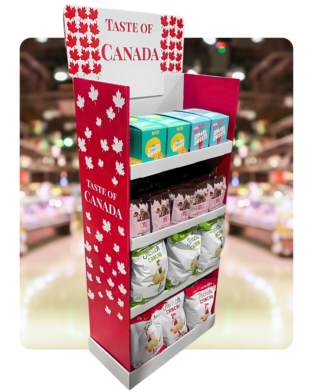 Display-Merchandising-Solutions Box Sample Supermarket